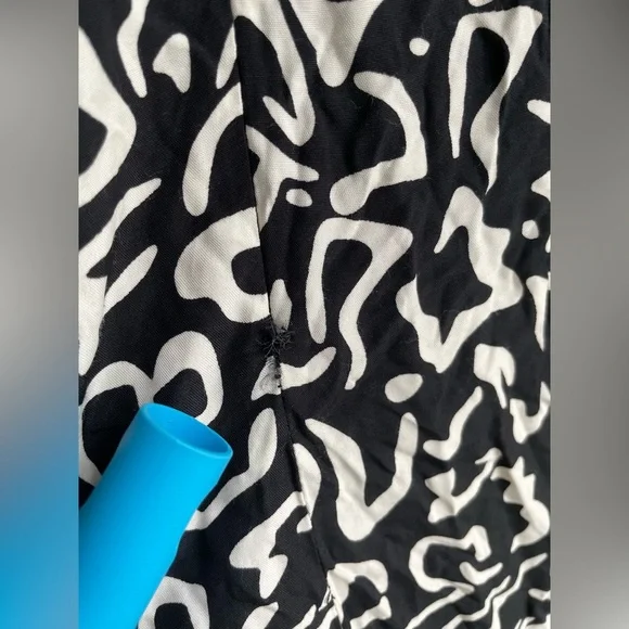 New ZARA Women Black White Maxi Dress Size XS - Picture 5 of 14